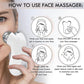 Face Micro Current Household Beauty Instrument Micro Current Second-Generation Beauty Instrument Roller Instrument 3D Lifting And Tightening Facial Beauty Instrument